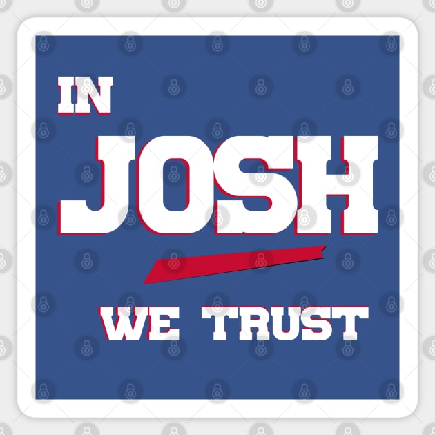 Buffalo Bills Football - Josh Allen QB, Bills, NFL, New York, Orchard Park Sticker by turfstarfootball